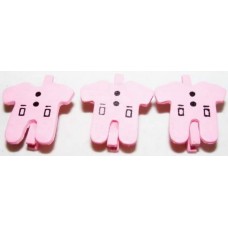 Wooden Pegs in Box - Pink Clothes Wooden Pegs in Box - Pink Clothes